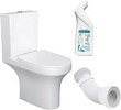 Унитаз-компакт Damixa Skyline DX35C8600SC с микролифтом, с гофрой A97, гибкой подводкой + подарок