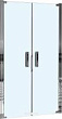 Душевая дверь в нишу WeltWasser WW600 600-K2-90