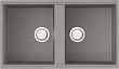 Мойка кухонная Omoikiri Kitagawa 83-2-U-GR leningrad grey