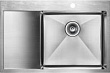 Мойка кухонная Paulmark Atlan PM217851-BSR R, брашированная нержавеющая сталь