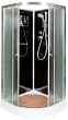 Душевая кабина Deto B09Black 90x90 без крыши