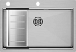 Мойка кухонная Paulmark Kroner-Pro PM707551-BS+A405-BS