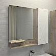 Зеркало-шкаф Comforty Мерано 90 дуб дымчатый