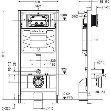 INSTALLYATSIYA_DLYA_UNITAZA_ALLEN_BRAU_PNEUMATIC_9_11100_20_MONTAZHNAYA_SKHEMA_1
