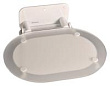 Сиденье Ravak Ovo Chrom clear/white B8F0000028