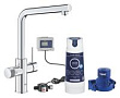 Смеситель Grohe Blue Pure Minta 30589000 для кухонной мойки, с фильтром