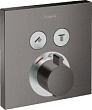 Термостат Hansgrohe ShowerSelect 15763340 для душа, черный/хром