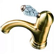 Смеситель Boheme Crystal 301-CRST для раковины, бронза