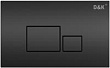 Кнопка смыва D&K Quadro DB1519025 черная