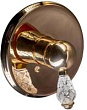 Смеситель Boheme Crystal 285-CRST для душа, с внутренней частью, золото