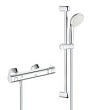 Термостат для душа Grohe Grohtherm 800 с душевым гарнитуром New Tempesta II, душевая штанга 600 мм