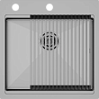 Мойка кухонная Paulmark Kroner-Pro PM705151-BS+R405-BS