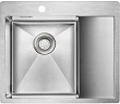 Мойка кухонная Paulmark Alster PM825951-BSL брашированная нержавеющая сталь