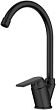 Смеситель Orange OneLife P02-000b для кухонной мойки, черный