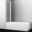Шторка на ванну Wasserkraft Leine 35P02-110WHITE Fixed