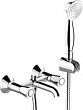Смеситель Bravat Duo F6133186CP-B для ванны с душем