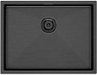 Мойка кухонная Paulmark Next PM215844-GM вороненая сталь