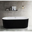 Акриловая ванна Esbano Tortuga 170x80, black