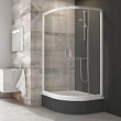 Душевой уголок Ravak Blix BLCP4-90 Sabina Transparent, профиль белый