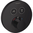 Термостатический смеситель Hansgrohe ShowerSelect S 15743670 для душа, матовый черный
