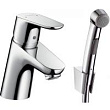 Смеситель Hansgrohe Focus E2 31926000 для раковины с гигиеническим душем