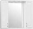 Зеркало-шкаф Style Line Олеандр-2 90/С Люкс белый глянец