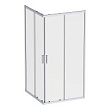 Душевой уголок AM.PM Gem W90G-403-100100-MT 100x100 см, профиль матовый хром, стекло прозрачное