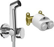 Гигиенический душ Hansgrohe Bidette 29232000S со смесителем, с внутренней частью