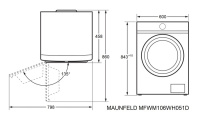 MAUNFELD-MFWM106WH051D