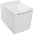 Унитаз подвесной Jaquar Kubix Prime KUS-WHT-35953BIUFSM безободковый, с микролифтом, белый