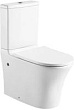 Унитаз-компакт Bravat Pura CX21214UW-P-RUS безободковый, с микролифтом