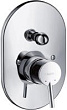 Смеситель Hansgrohe Talis S2 32646000 с внутренней частью, для ванны с душем