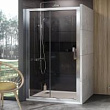 Душевая дверь в нишу Ravak 10° 10DP2-120 Transparent, профиль сатин