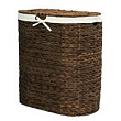 Корзина для белья Wasserkraft Dill WB-611-L темно-коричневая, большая