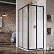 Дверь для душевого уголка Ravak Supernova SRV2-80 195 S Transparent, профиль черный