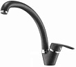 Смеситель Aquaton Нимо 1AX002FCXX210 для кухонной мойки, графит
