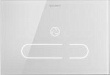 Кнопка смыва Duravit DuraSystem WD5003012000 стекло белое