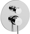 Смеситель Paffoni Light LIG019CR с внутренней частью, для ванны с душем, хром
