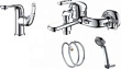 Набор смесителей D&K DA1370003SET