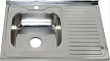 Мойка кухонная Melana 8060 L 016 t L *10, нержавеющая сталь
