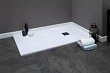 Aquanet 005 Pleasure NEW поддон литьевой 1600х800х30мм, крышка из нерж, без сифона, белый камень (25