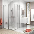 Дверь для душевого уголка Ravak CRV2-90 Transparent, профиль хром